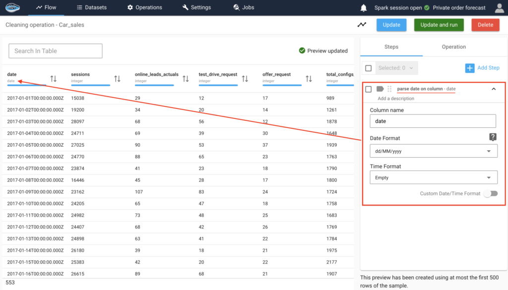 data preparation using ai