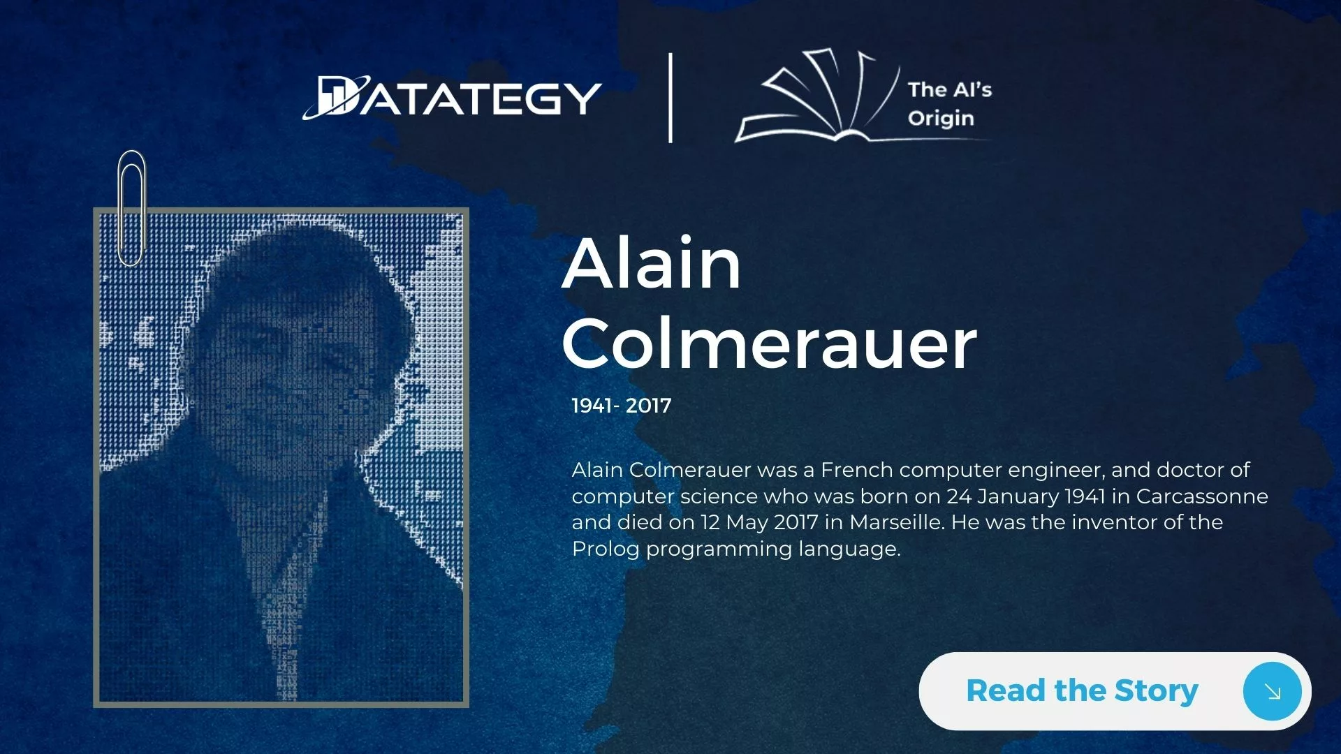 The AI’s Origin: Alain COLMERAUER