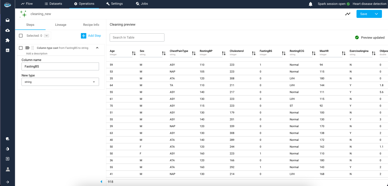 data cleaning for healhtcare