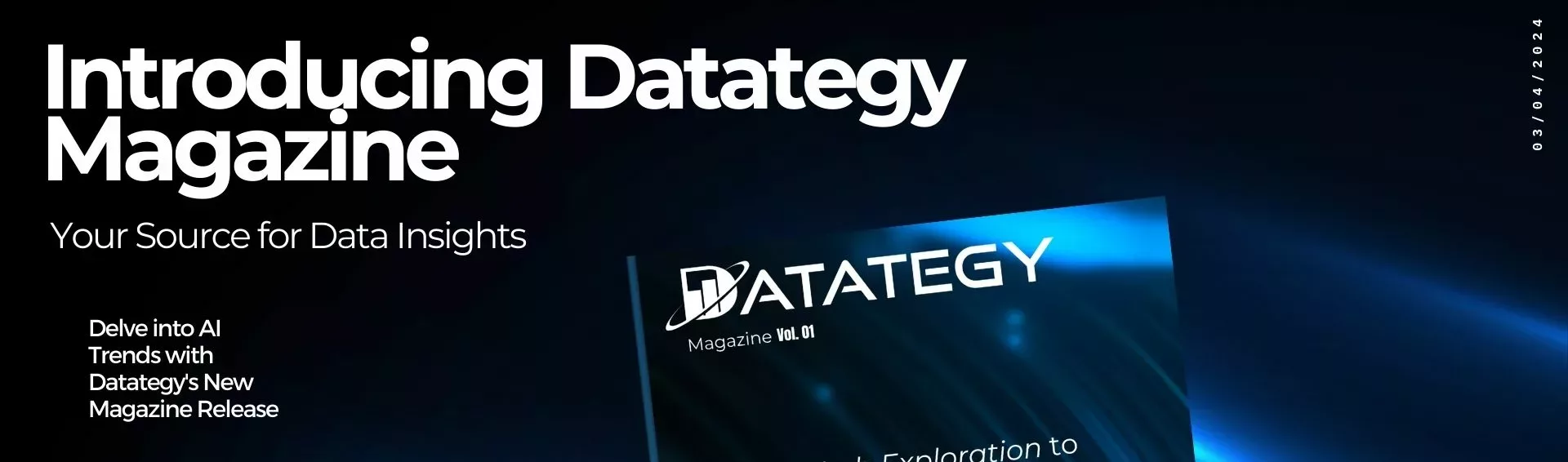 Introducing Datategy Magazine cover