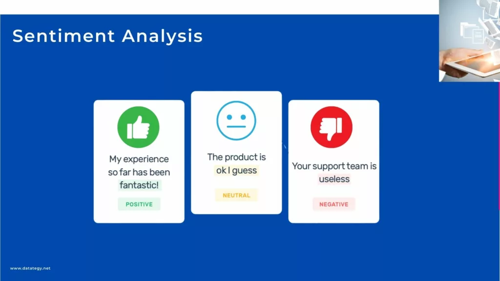 sentiment analysis using AI