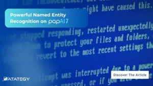 Powerful Named Entity Recognition on papAI
