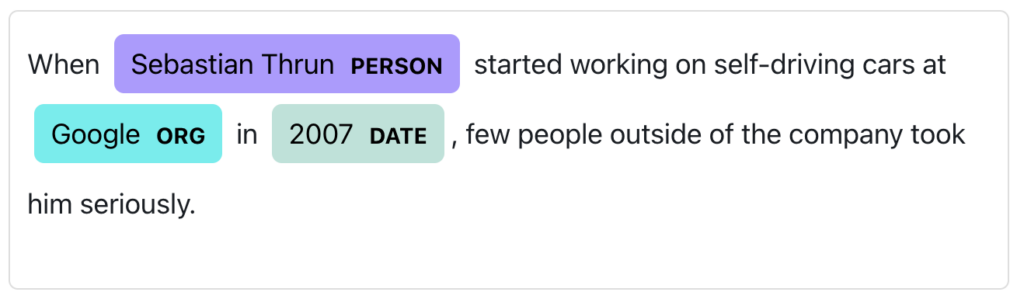 NER - Named-Entity Recognition